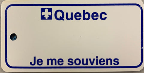 Quebec Key Tag