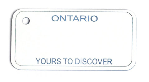 Ontario Key Tag - Yours to Discover (1984-1995)