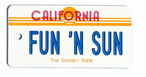 California Sun Key Tag